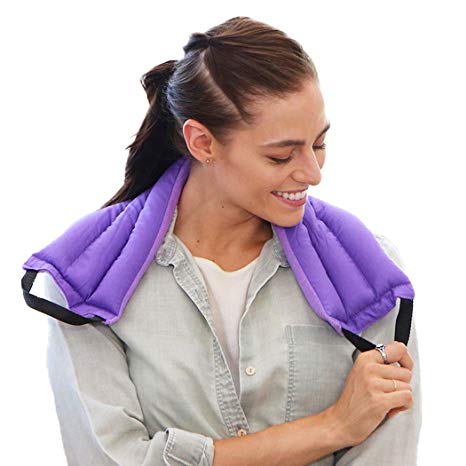 My Heating Pad - Multi Purpose Wrap - Microwavable & Reusable Heat Therapy - Arthritis Pain Relief (Purple)
