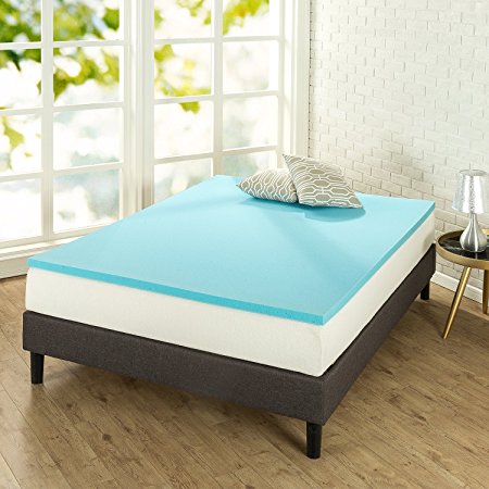 Zinus 1.5 inch Gel Memory Foam Mattress Topper, Full