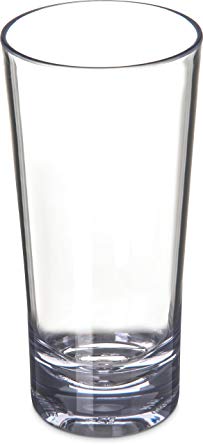 Carlisle 561407 Alibi Heavy-Weight Plastic Beverage Glass, 14 oz (Set of 24)