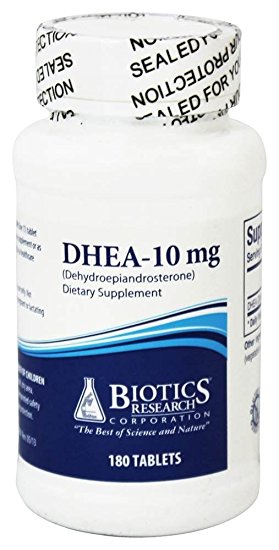 Biotics Research DHEA-10 mg 180 Tablets