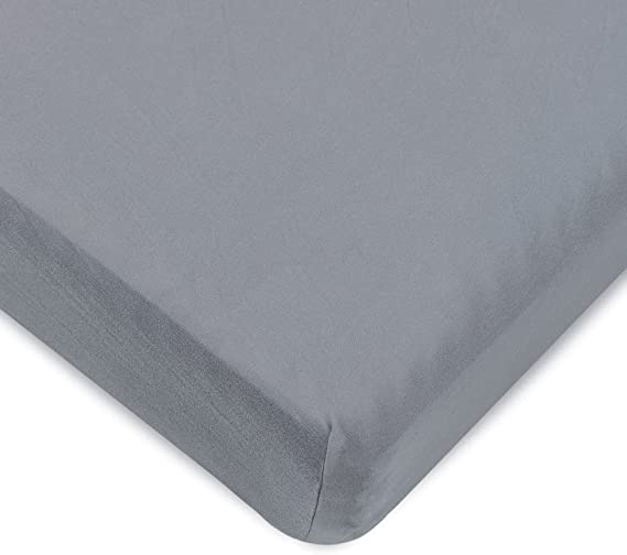 Fitted Sheet for The Milliard Trifold Mattress, Super Soft and Cozy Washable Grey Sheet (Full, 4.00)