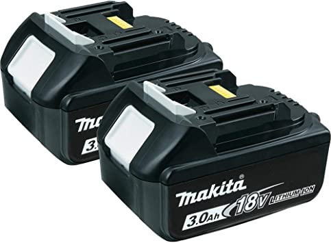 Makita BL1830-2 18V LXT Lithium-Ion 3.0Ah Battery, 2/pk