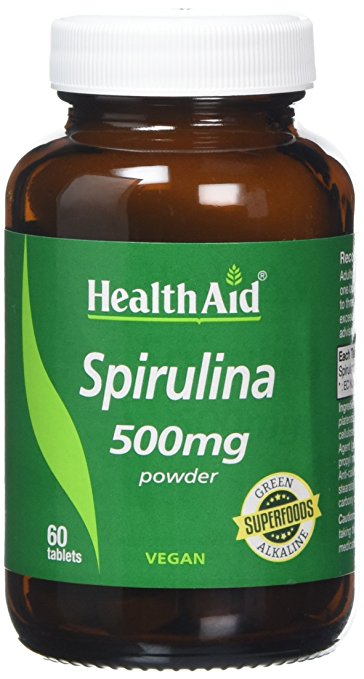 HealthAid Spirulina 500mg - 60 Tablets