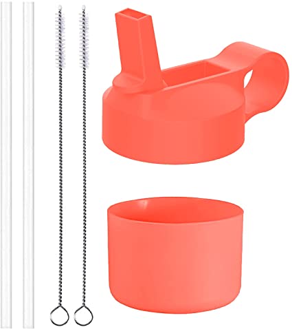 The Mass Straw Lid and Boot for Hydro Flask Wide Mouth and Other Brand Insulated Water Bottles