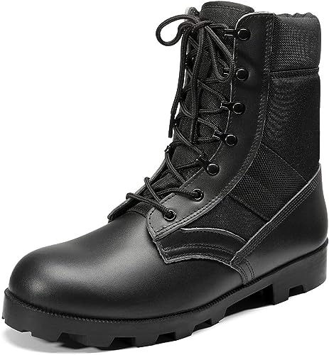 KaiFeng Mens Military Tactical Army Boots for Men Lightweight Jungle Boots