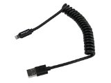 StarTechcom 2-Feet Coiled Black Apple 8-Pin Lightning to USB Cable for iPhone iPod iPad 34 USBCLT60CMB