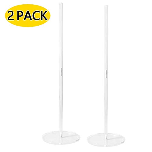 TOOLSURE Acrylic Donut Stands 15 inch,Clear Donut Display Holder for Party Supplies (2pack)