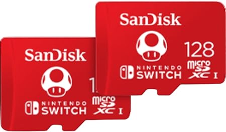 SanDisk 128GB 2-Pack microSDXC Card, Licensed for Nintendo Switch (2x128GB) - SDSQXAO-128G-GN6Z2