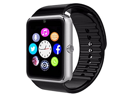 11TT Smart Watch Bluetooth Smartwatch YG8 Plus Touch Screen Watch Phone for Android Samsung HTC Sony LG HUAWEI ZTE OPPO XIAOMI and iPhone Smartphones (Silver)