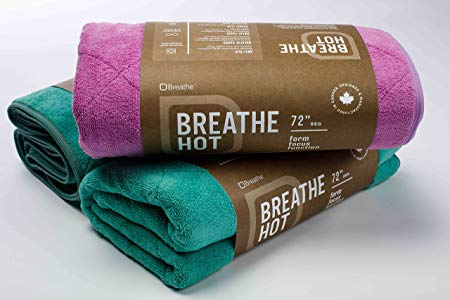 BREATHE HOT - Original Yoga Mat w/Rabbit Flap - Towel and Mat in ONE