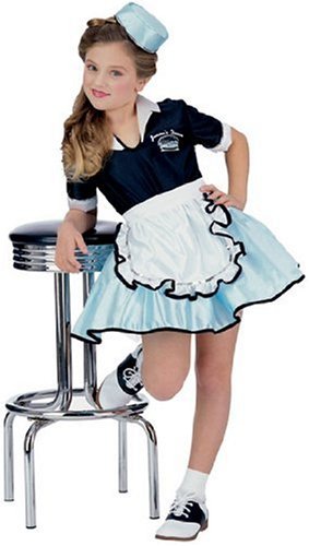 Girl's 1950s Car Hop Costume