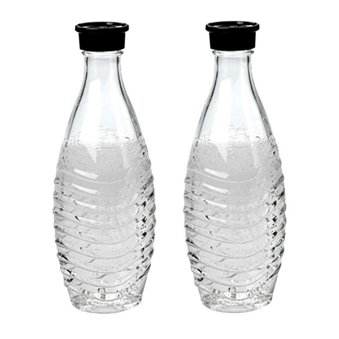 SodaStream Glass Carafe - For Penguin or Crystal Machine Only - Pack of 2