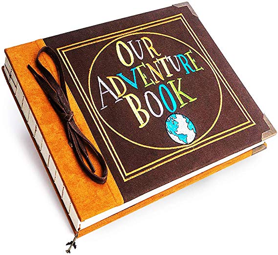 Our Adventure Book Scrapbook Photo Album Up Movie, Our Adventure Book Scrapbook Leather, Our Adventure Book Scrapbook Large, Our Adventure Book Up Pixar, Up Scrapbook Album