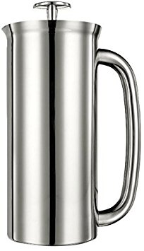 Espro Coffee Press P7-32 oz Double Wall Vacuum Insulated Polished Stainless Steel Coffee Press, FFP