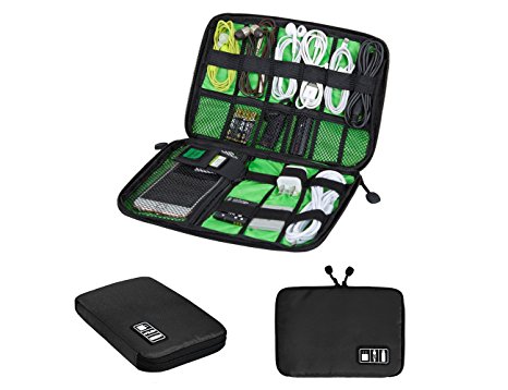 BAGSMART Design Cable Travel Organiser Bags for Electronic Accessories Black