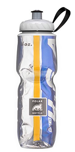 Polar Bottle Insulated Water Bottle (Gold/Blue) (24 oz) - 100% BPA-Free Water Bottle - Perfect Cycling or Sports Water Bottle - Dishwasher & Freezer Safe