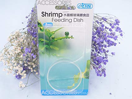ISTA Clear Glass Dish Tray Bowl Shrimp Snail Fish Feeder Food Feeding Aquarium by Aquarium Supplies