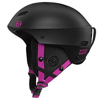 OutdoorMaster Ski Helmet - with Certified Safety, 9 Different Color Options - for Men Women Youth