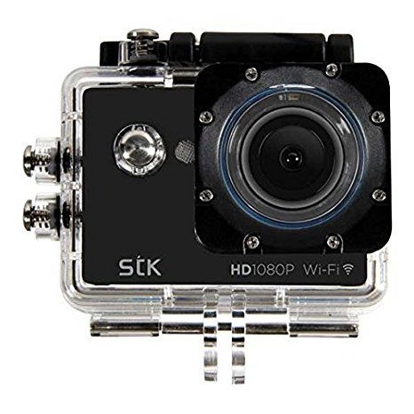 STK Explorer WiFi 1080P HD Waterproof Action Camera Kit - Black