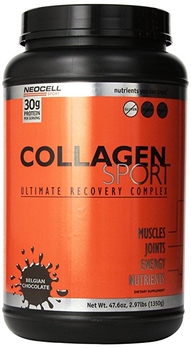 Neocell Collagen Sport Whey Protein, Belgian Chocolate, 47.6 Ounce