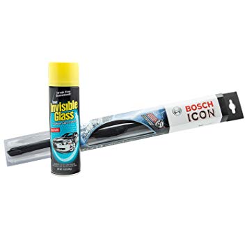 Bosch ICON 19B Wiper Blade 19" with Stoner Invisible Glass Cleaner 13oz 91164