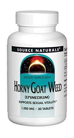 Source Naturals Horny Goat Weed Extract (Epimedium) 1000mg, 30 Tablets