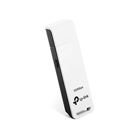 TP-Link TL-WN821N Wireless N300 USB Adapter, 300 Mbps with WPS Button IEEE 802.1b/g/n, WEP, WPA/WPA2