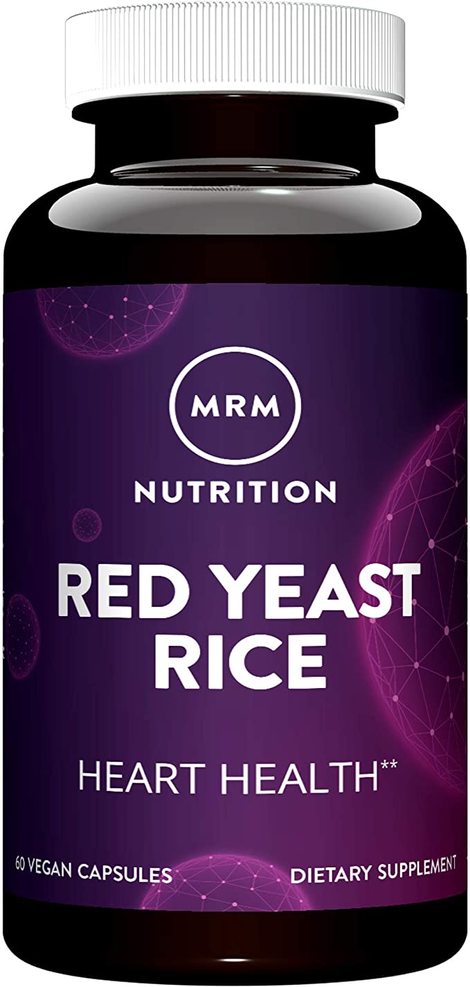 MRM Nutrition Red Yeast Rice | Heart Health | Monocolin K   Citrinin Free | Gluten Free   Vegan | 30 Servings