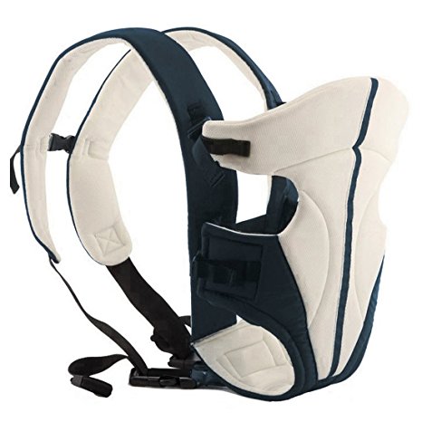 ECOSUSI Front and Back Baby Carrier (Cream)