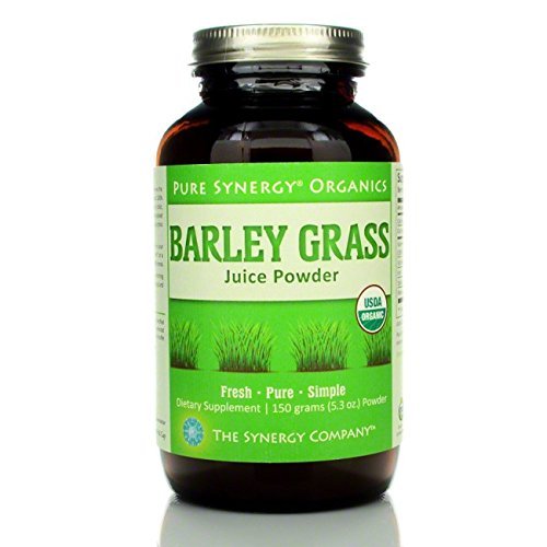 Pure Synergy Organics Barley Grass Juice Powder USA 5.3oz 100% Certified Organic by The Synergy Company