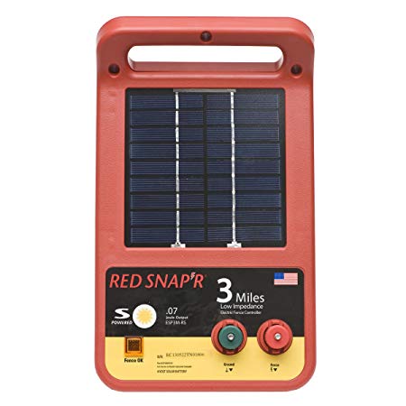 Red Snap'r ESP3M-RS 3-Mile Solar Low Impedance Charger