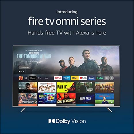 Introducing Amazon Fire TV 65" Omni Series 4K UHD smart TV with Dolby Vision, hands-free with Alexa