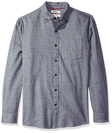 Goodthreads Men's Standard-fit Long-Sleeve Heather Flannel Shirt