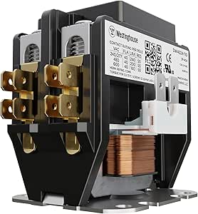 Westinghouse HVAC Contactor, 2 Pole, 40 Amp, 24V Coil, Line & Load Lugs, A2L Compliant Definite Purpose AC Contactor, UL Recognized & Approved for UL 60335