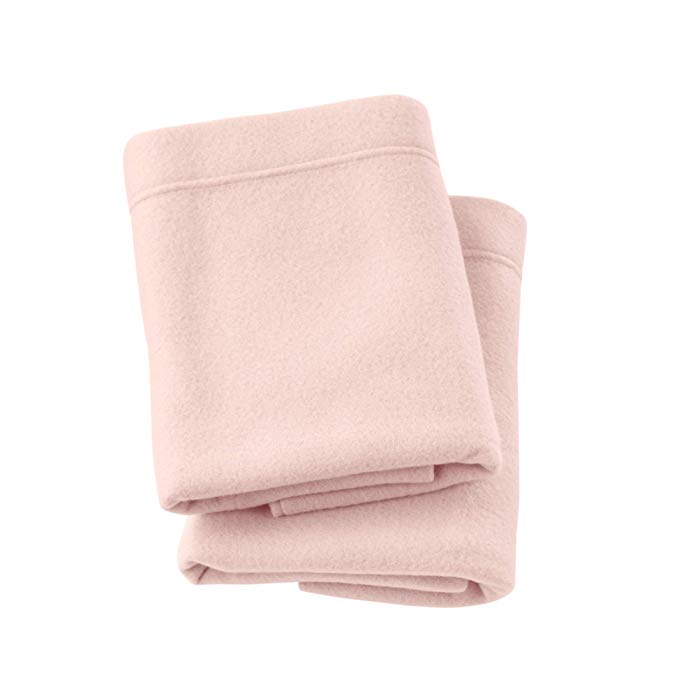 Home Fashion Designs Maya Collection Super Soft Extra Plush Fleece Pillowcases. Cozy, Warm, Durable, Smooth, Breathable Winter Pillowcases in Solid Colors. (Standard, Blush Pink)