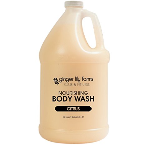 Ginger Lily Farms C and F Formula Body Wash, Citrus Gallon, 128 Ounce