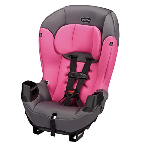 Evenflo Sonus Convertible Car Seat, Strawberry Pink