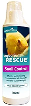 All Pond Solutions Aquarium Rescue Snail Control Fish Tank Water Treatment 100ml