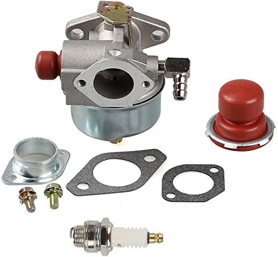 Anzac 632795A Carburetor Carb with Mounting Gasket Spark Plug Primer Bulb for Tecumseh 632644 632645 632646 632669 632670 632678 632681 Engine