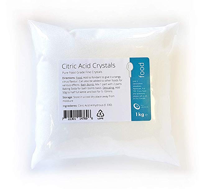 Citric Acid 1kg - 100% Pure Food Grade