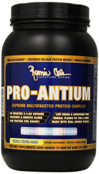 Ronnie Coleman Signature Series Pro-Antium, Great Tasting Supreme Multifaceted Protein Powder, Vanilla Wafter Crisp, 2 Pound