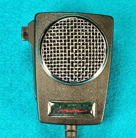 Astatic (302-10005) D104M6B Amplified Ceramic Power 4-Pin CB Microphone
