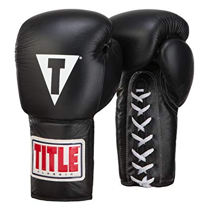 TITLE Classic Lace-Up Leather Training Gloves