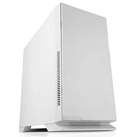 Game Max GMX-SILENT-WHITE  Silent USB 3.0 Gaming Case with 12 cm Rear Fan - White