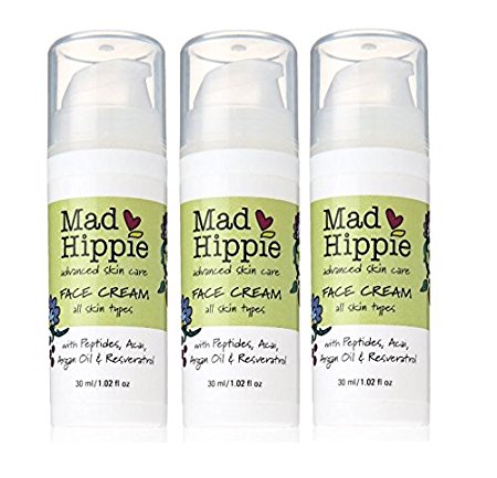 Face Cream with Anti Wrinkle Peptide Complex 1.02oz (Set of 3)