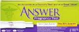Answer Quick and Simple Early Result Pregnancy Test 2 Count Box