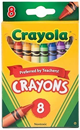 Crayola Crayons 8 Colors, 3 Pack