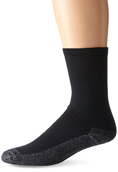 Fruit of the Loom Men's 6 Pack Heavy Duty Cushioned Crew Socks