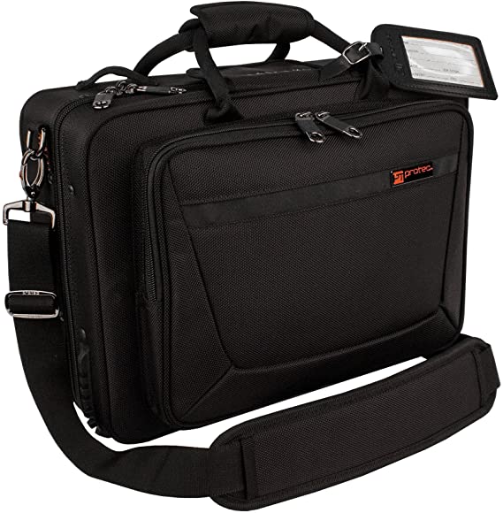 Protec Bb Clarinet Carry-All PRO PAC Case with Interior Sheet Music Compartment and Accessory Compartments, Model PB307CA