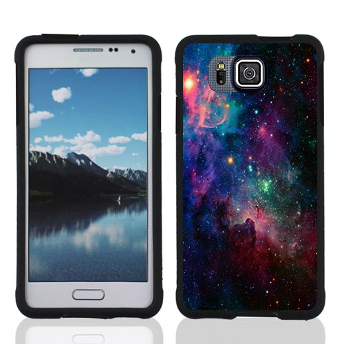 URAKKI® Galaxy Nebula Stars Design Slim Fit Hard Case Phone Cover for Samsung Galaxy Alpha G850F